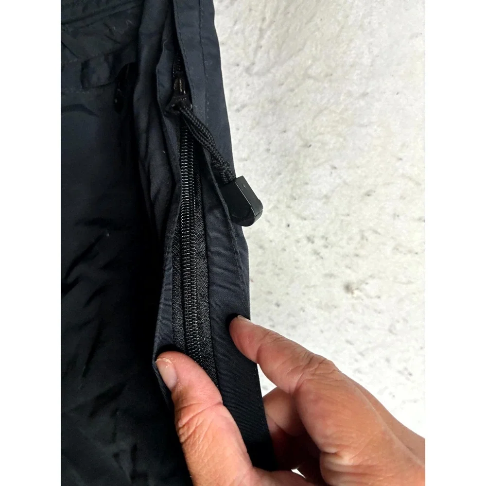 Precision Mountainwear Ski Pants Men's Large Black Scuff Guards Webbing Belted